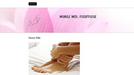 Mobile Medizinische Fußpflege