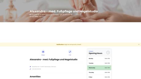 Nagelstudio & Med. Fußpflege Alexandra Gossling-Schlieben