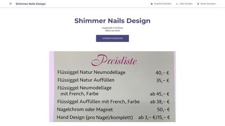Shimmer Nails Design